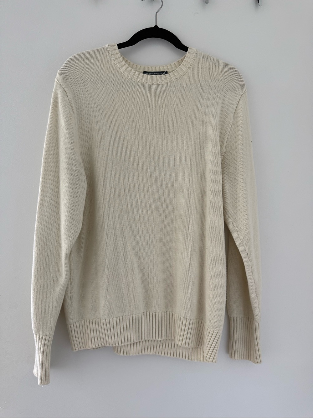 Brandy Melville Crewneck Sweater in Cream